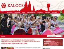 Tablet Screenshot of kalocsa.hu